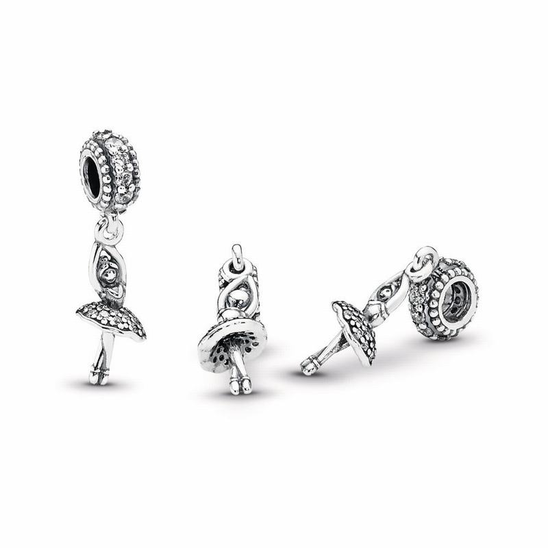 Pandora Australia Ballerina Dangle Charm - Sterling Silver | VJGWHX082